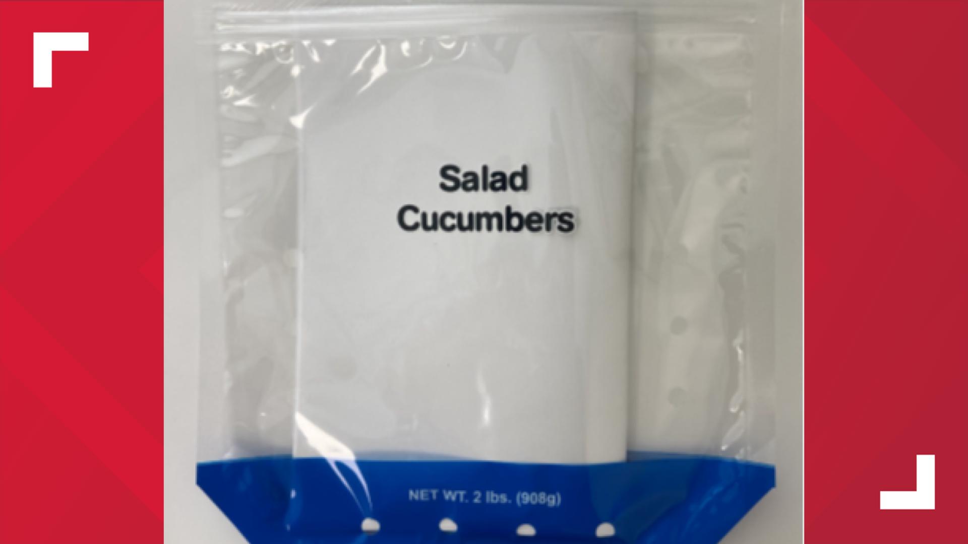 Cucumber recall for products sold at Walmart stores in Ohio | wkyc.com
