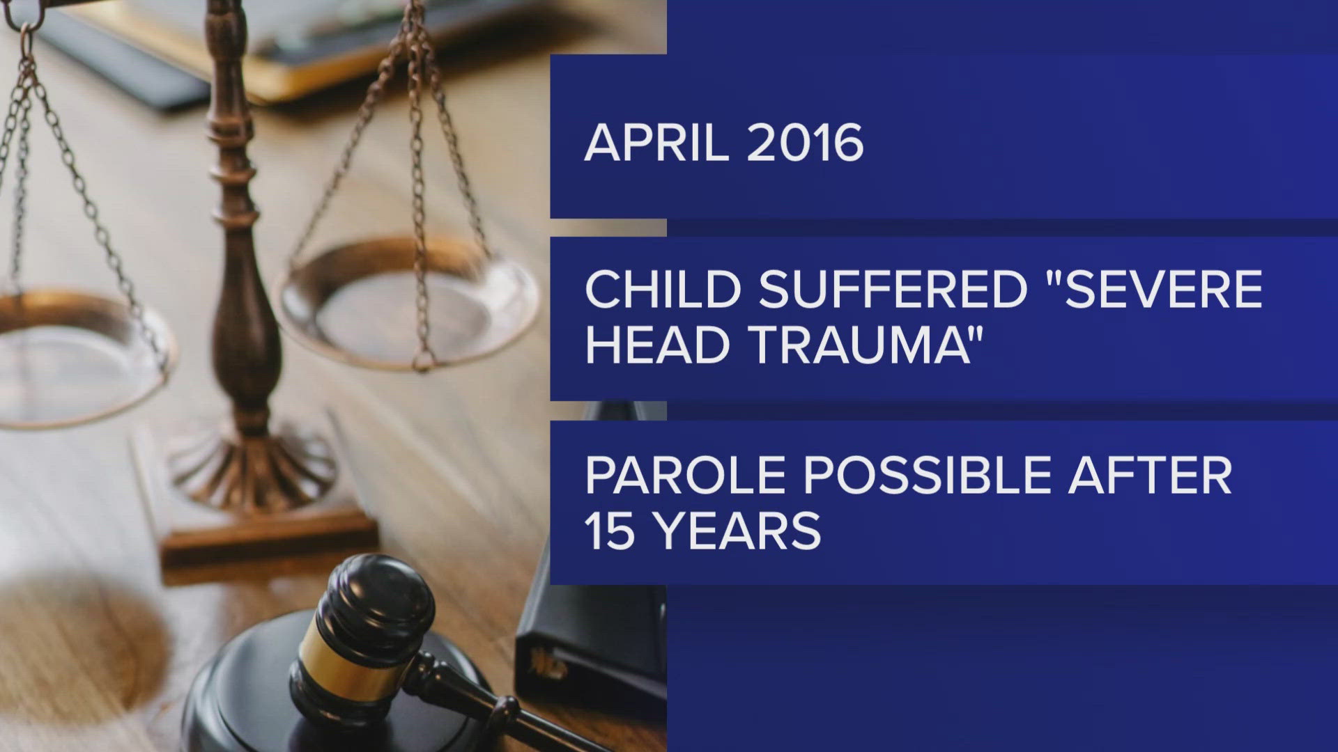 The case dates back nearly nine years to April 2016, when Jaxon died after suffering 'a massive subdural hematoma.'