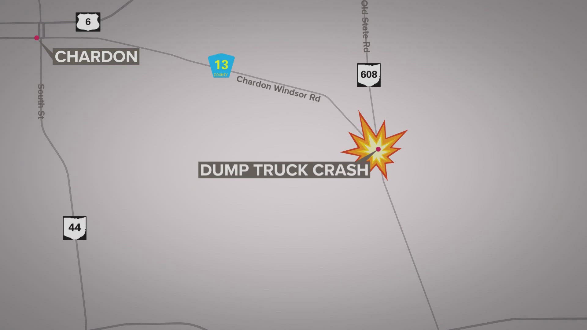 The driver of the dump truck, 67-year-old Jeff Hazen of Chardon, was pronounced dead at the scene.