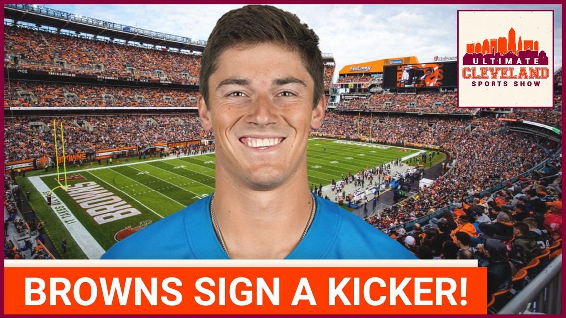 The Browns sign kicker Riley Patterson to the practice squad & will