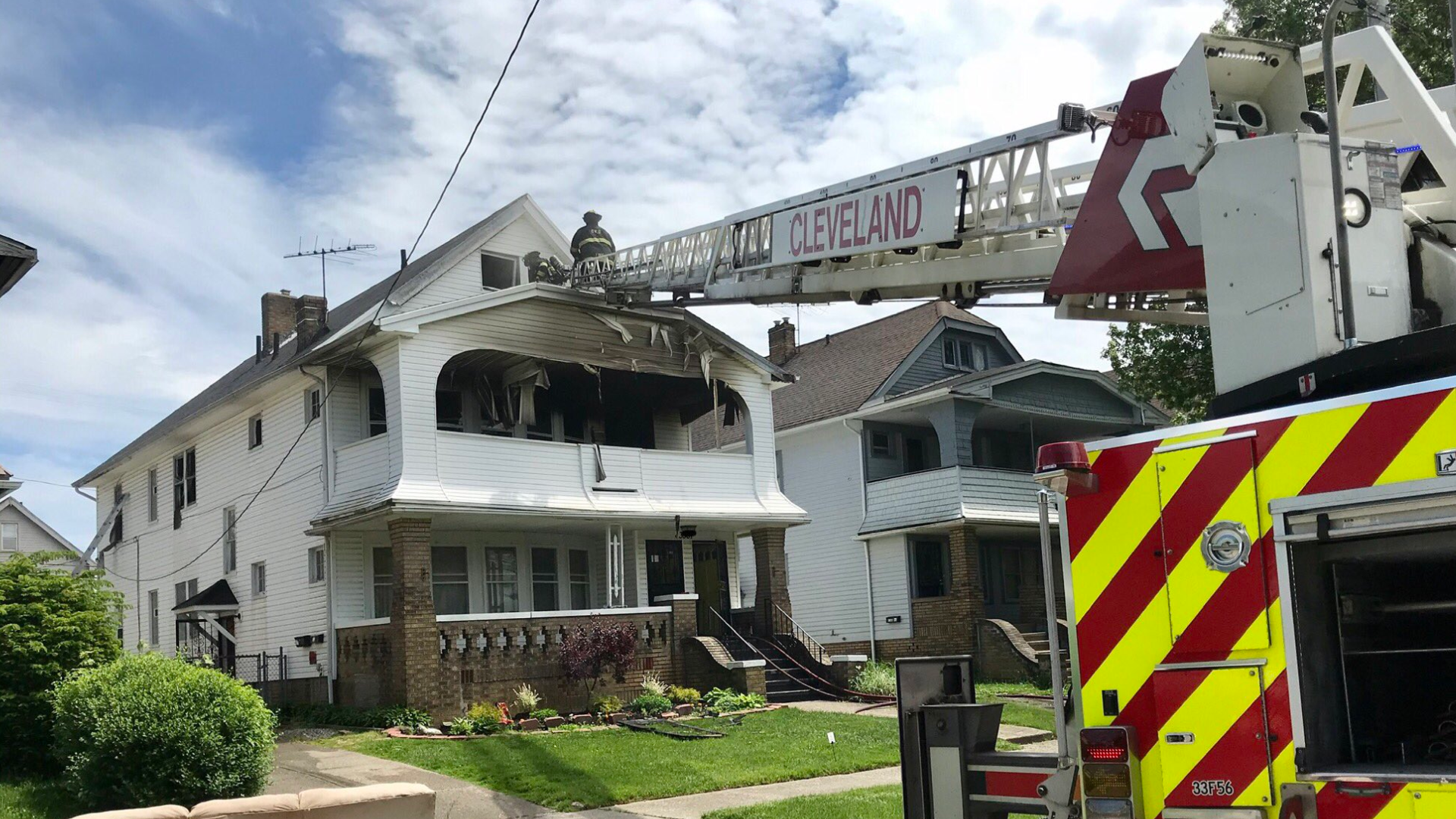 Children rescued from Cleveland house fire | wkyc.com