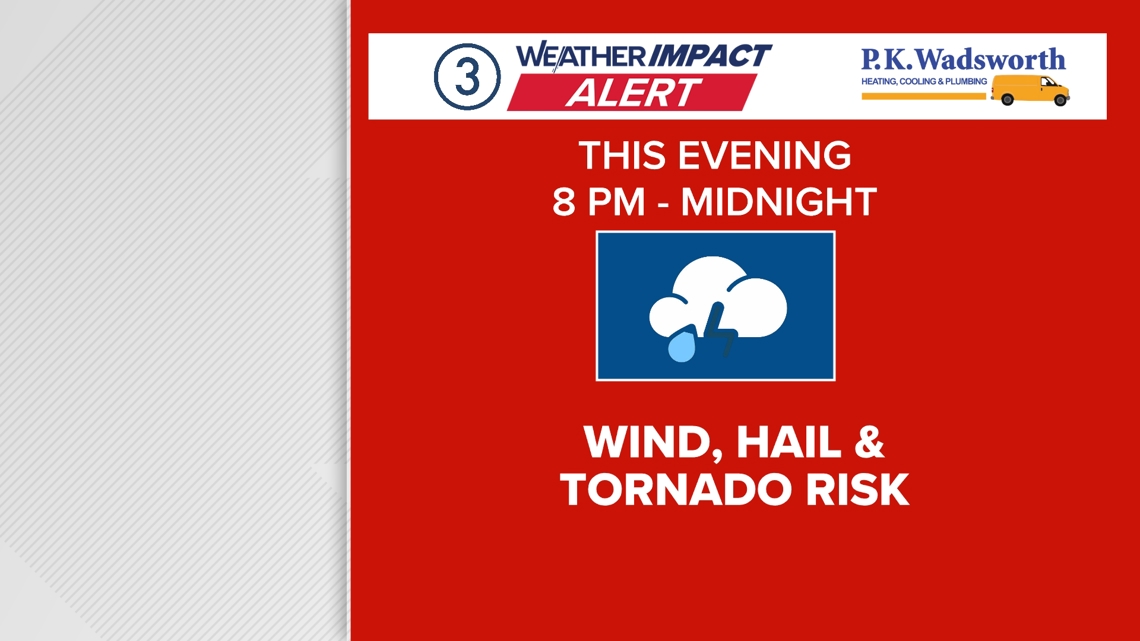 Weather Impact Alert: Severe storms possible in Northeast Ohio later ...