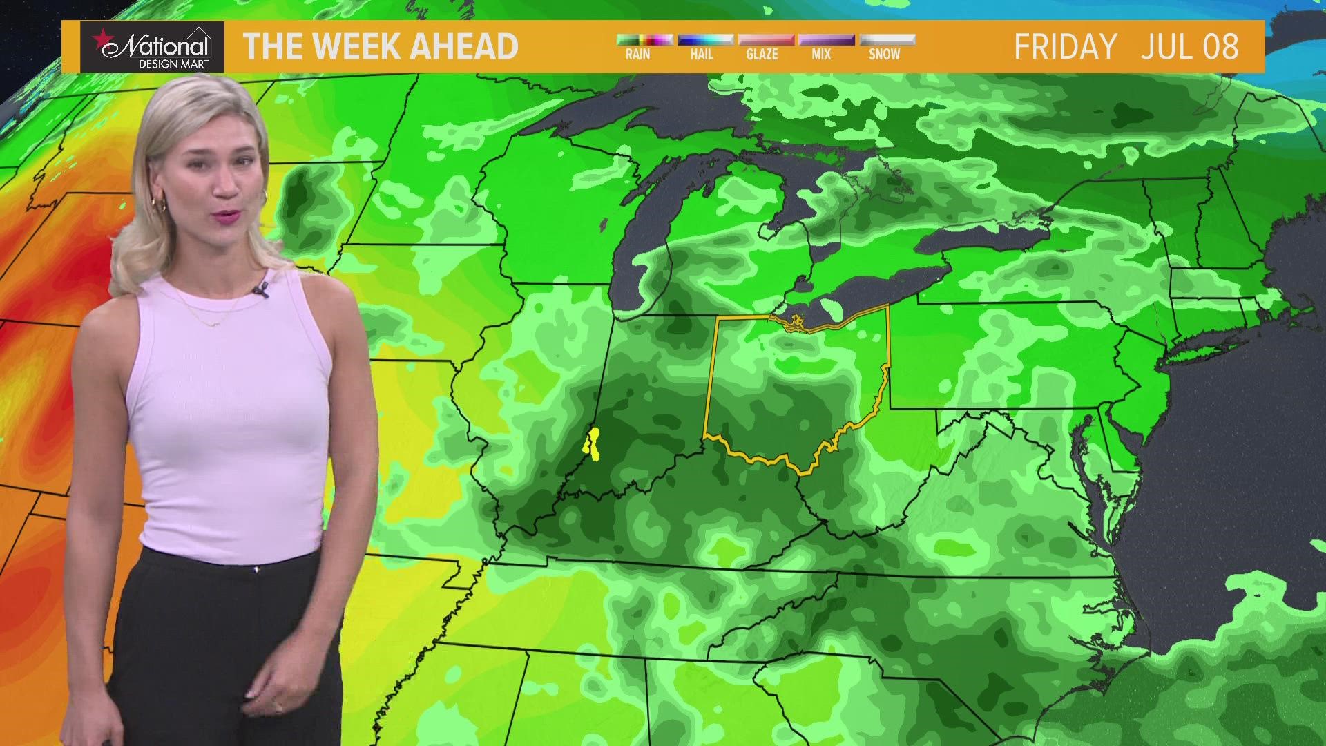 Payton says to expect a warm and seasonal start to your Fourth of July weekend.