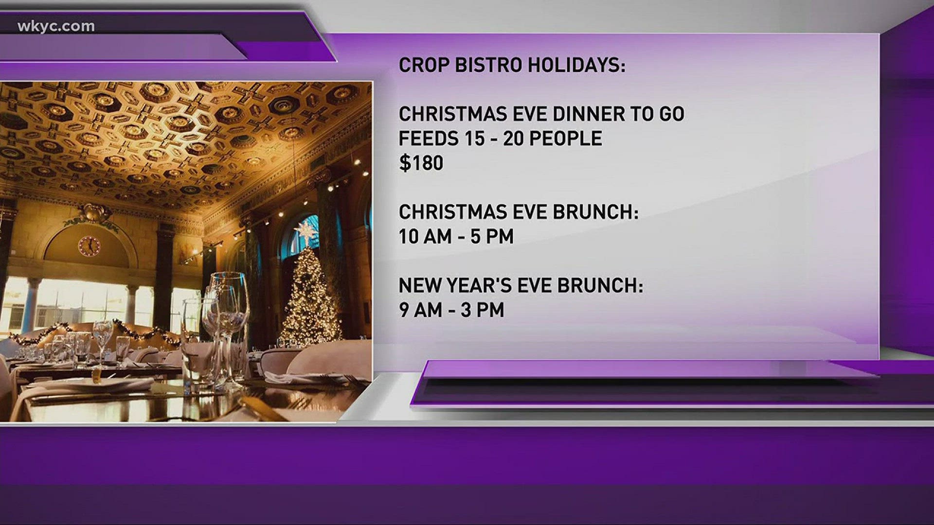 Cooking For Christmas With Crop Bistro