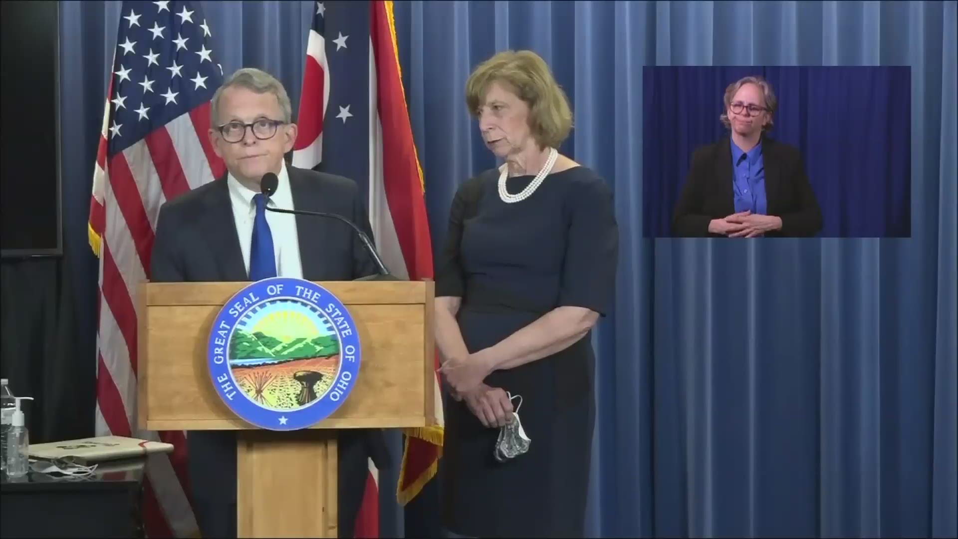 On Friday, Ohio Governor Mike DeWine called for protests and demonstrations over the killing of George Floyd to be peaceful.  There were also protest in Columbus.