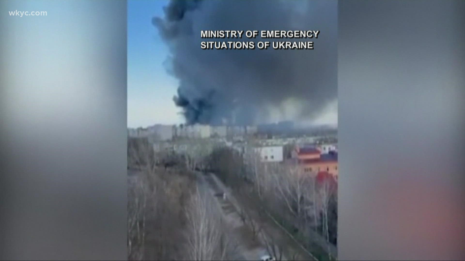 Here's a live look at the developing situation as Russia's attack on Ukraine continues.