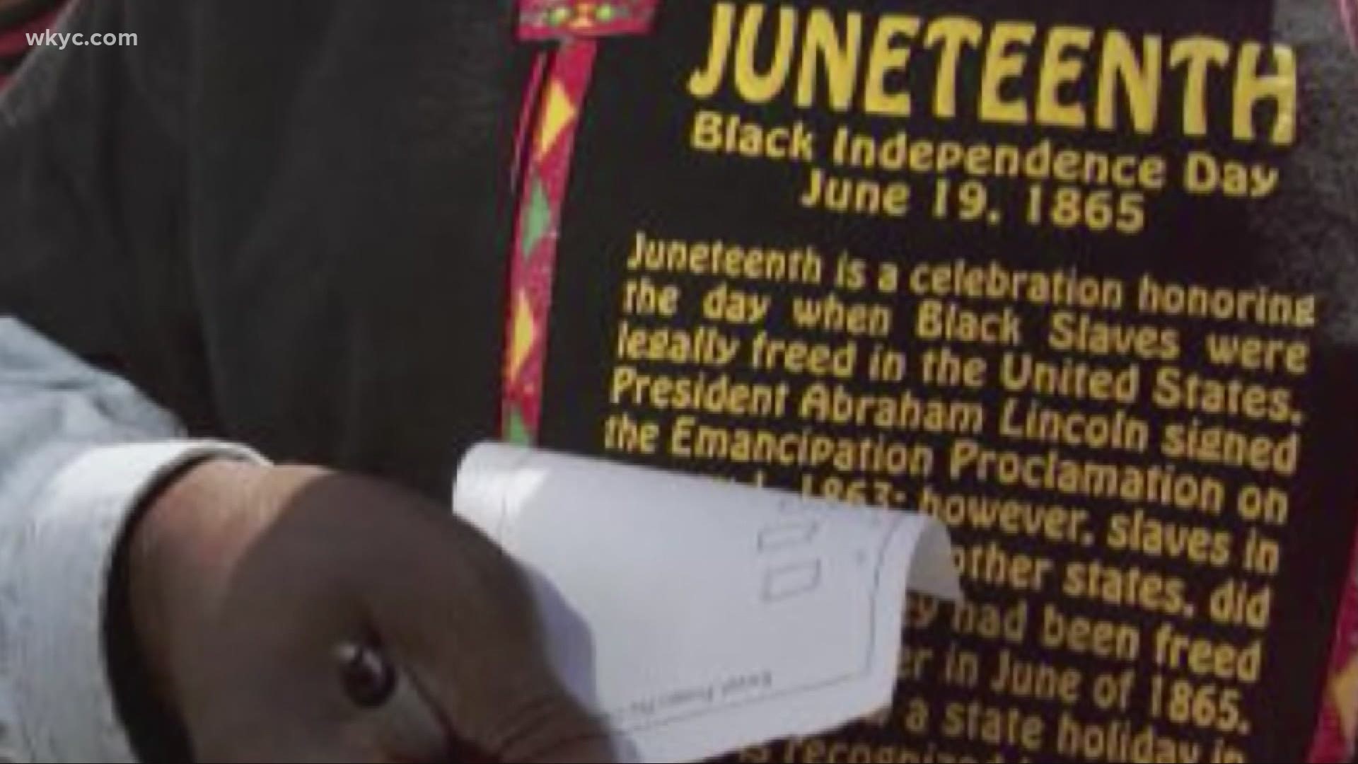 Now a federal holiday, Juneteenth is a celebration of the emancipation of slaves in the U.S. back in 1865. Cleveland is pulling out all the stops.