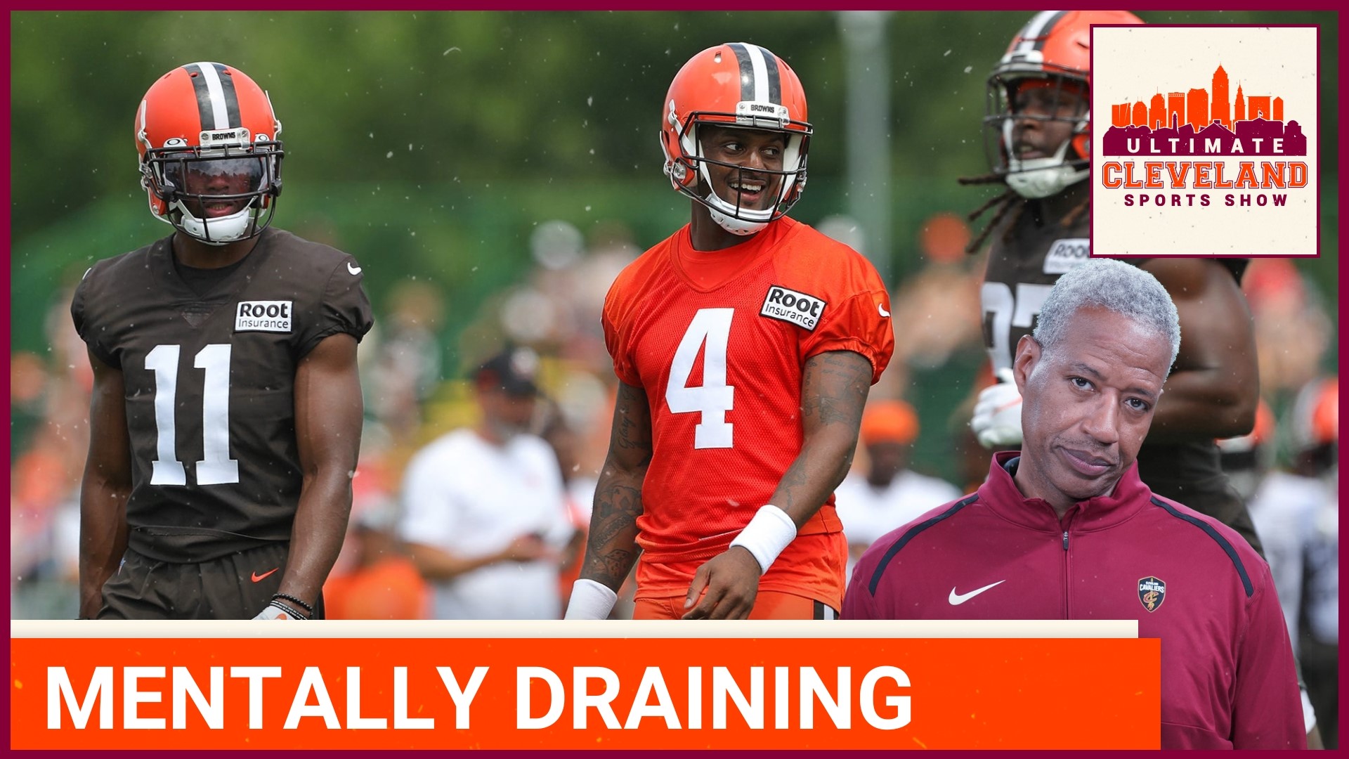 The Cleveland Browns players are tired of talking about the Deshaun Watson saga, but they can't avoid the topic.