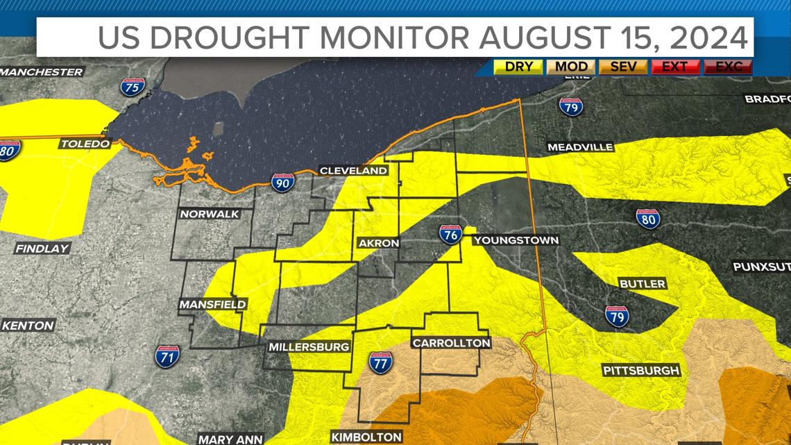 Update | Drought conditions improve in Northeast Ohio | wkyc.com