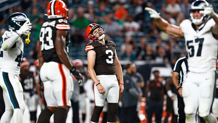 Shaky York misses another field goal try in Browns' loss to Commanders –  News-Herald