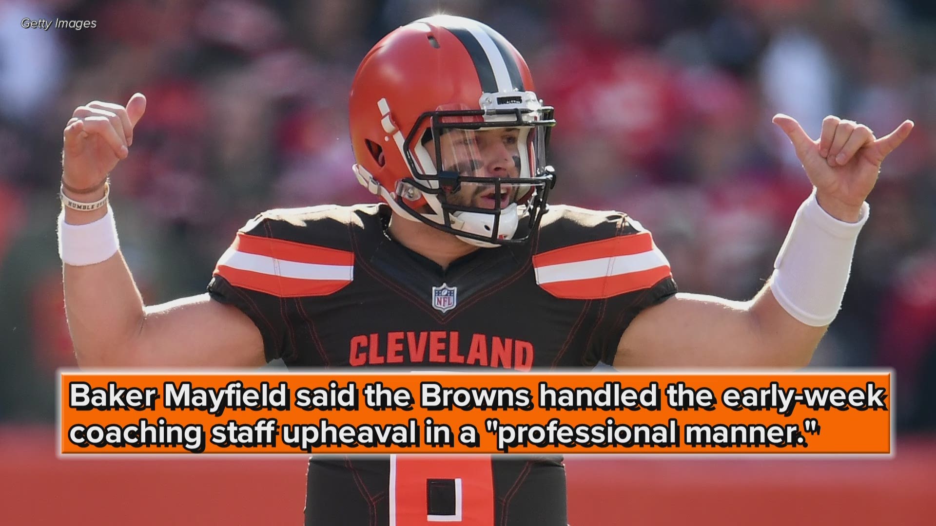 Baker Mayfield: Cleveland Browns handled coaching staff upheaval in 'professional manner'