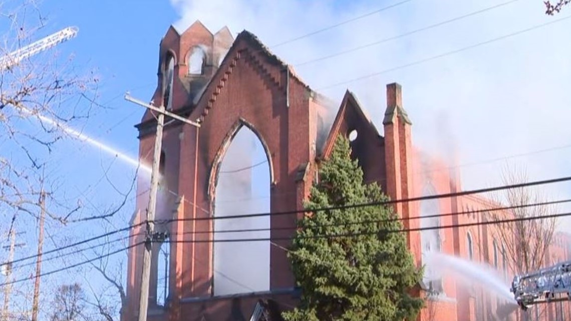 Fire breaks out at historic Cleveland church: See video from the scene