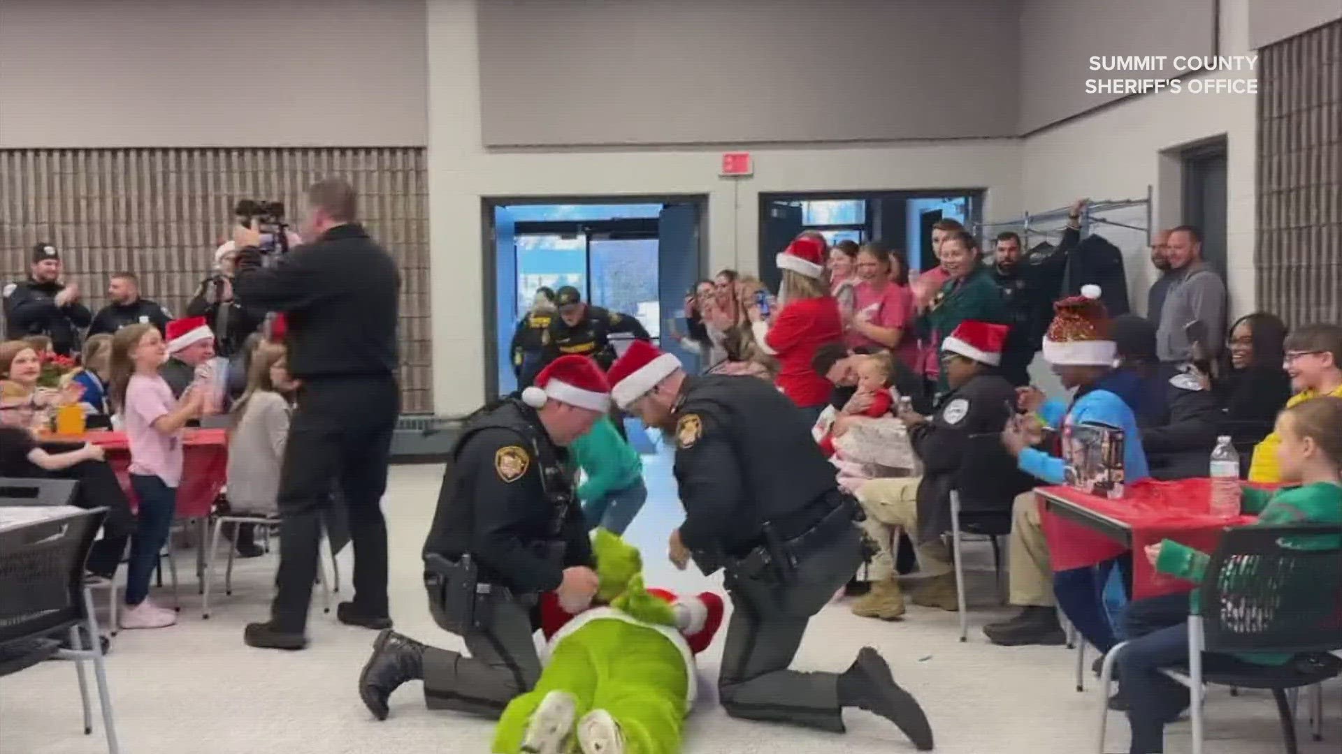 During their Christmas with a Cop event, Summit County sheriff's deputies made an important arrest!