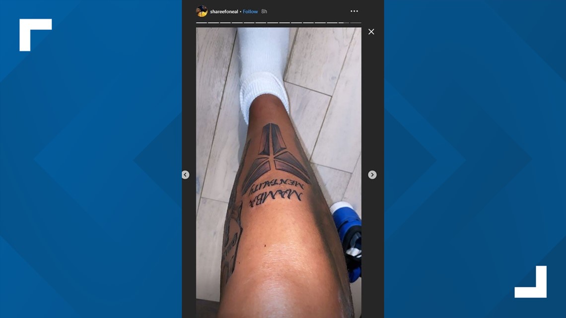 Kobe and Gianna Bryant honored with tattoos by Shaq's son 
