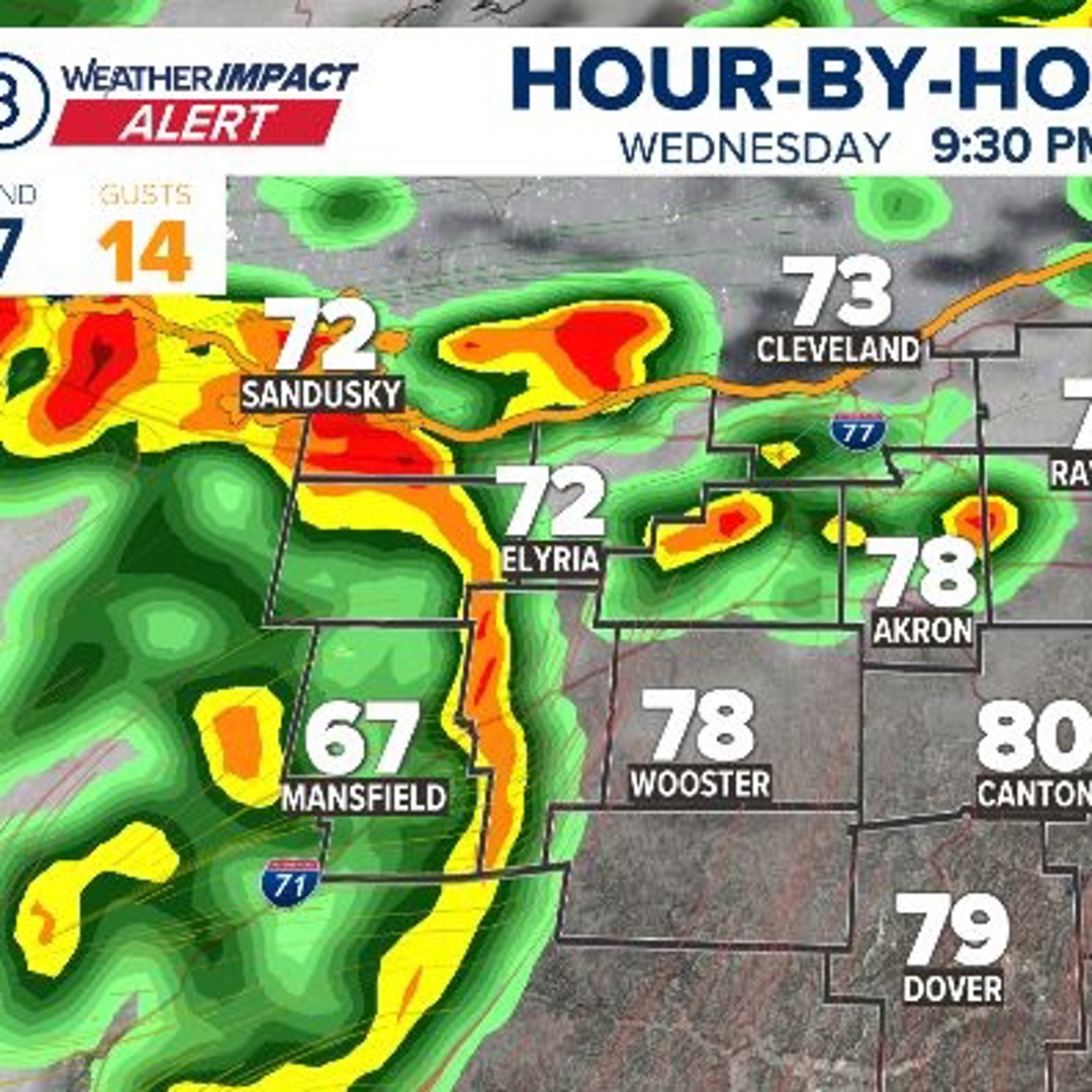Tracking severe weather in Northeast Ohio: Weather Impact Alert for ...