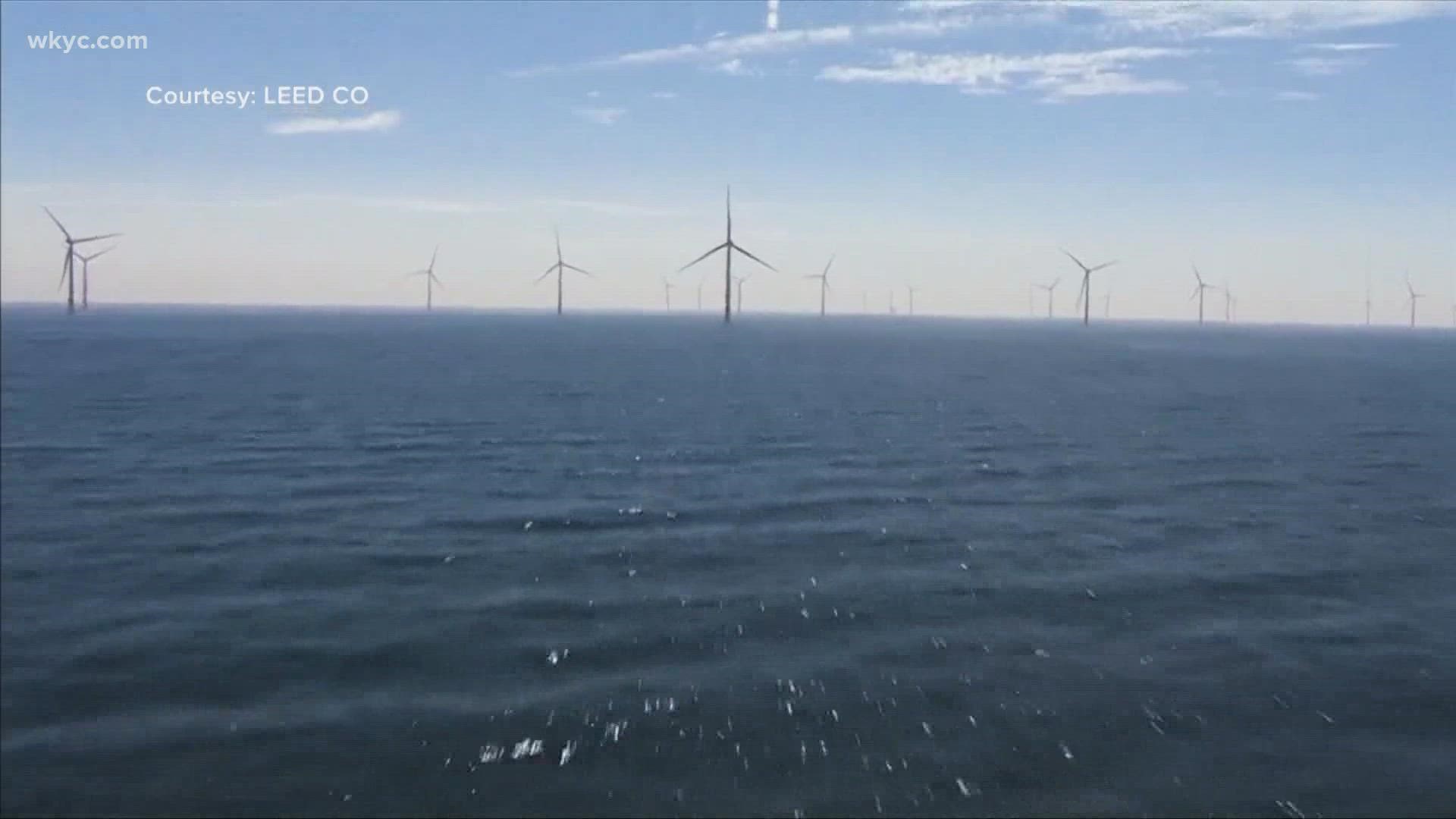 The project, known as Icebreaker, would be the first freshwater wind farm in North America, built less than eight miles off the Cleveland shoreline.