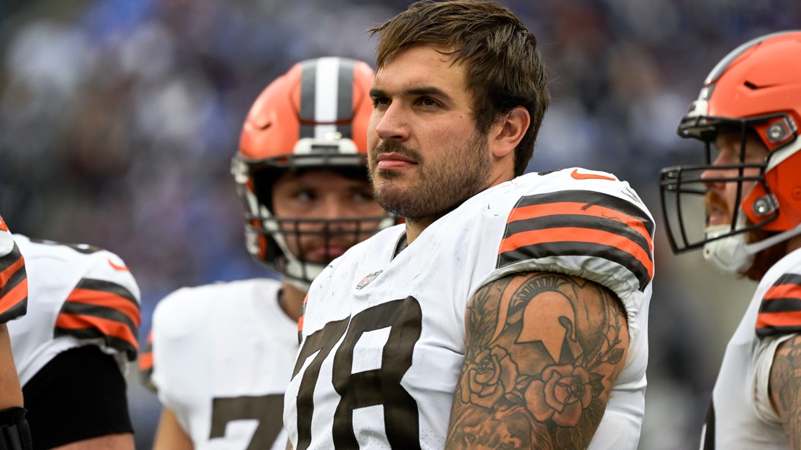 Cleveland Browns name Jack Conklin Ed Block Courage Award winner