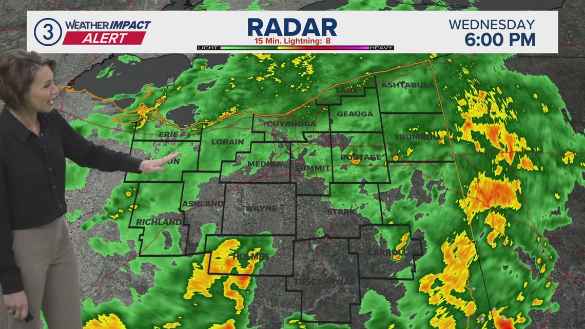 Weather Impact Alert: Waves of rain and storms continue in Northeast ...