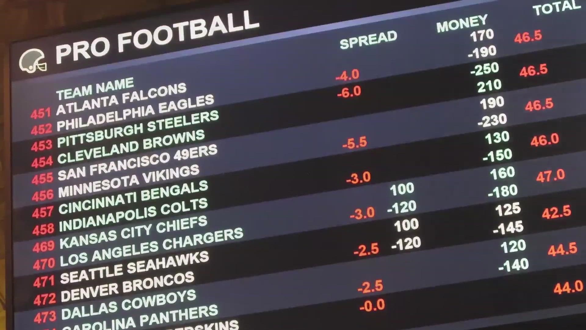 WKYC's Nick Camino and Ben Axelrod return to give their picks against the spread for Week 4 of the college football season and Week 3 of the NFL.