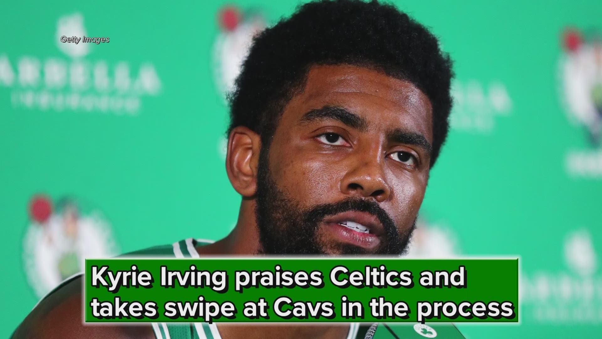 Kyrie Irving shows gratitude to Boston Celtics for 'getting me out of Cleveland'