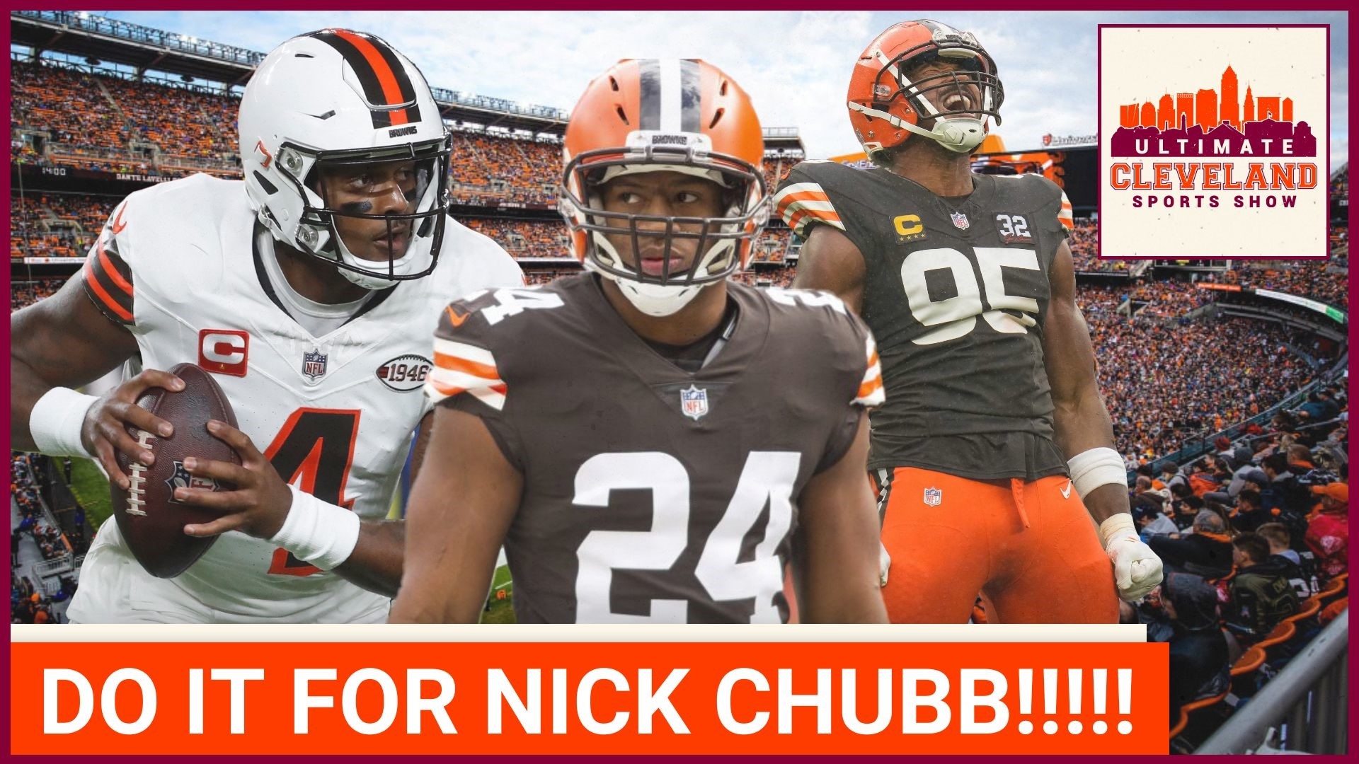 DO IT FOR NICK CHUBB: How can Deshaun Watson, Myles Garrett & the Browns  honor #24 vs. the Titans?