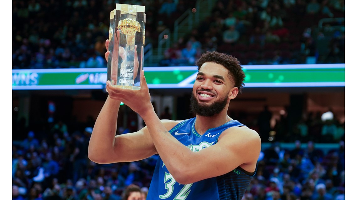 Karl-Anthony Towns Wins #MtnDew3PT Competiton! ❤