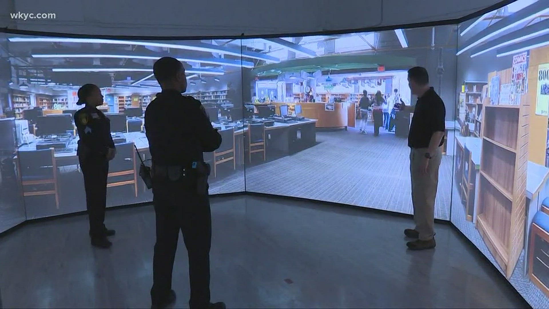Local police officers using technology to train for school shootings