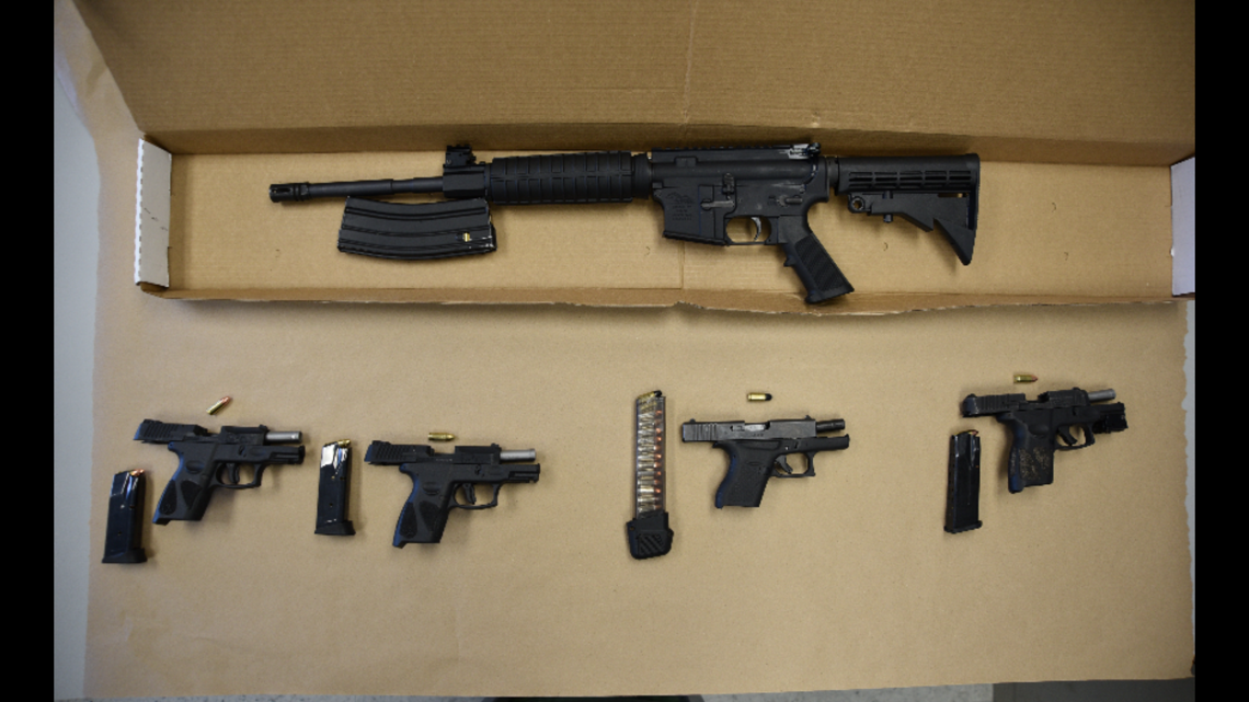 Police Arrest 4 Men, Recover Loaded Weapons Inside Stolen Vehicle In ...