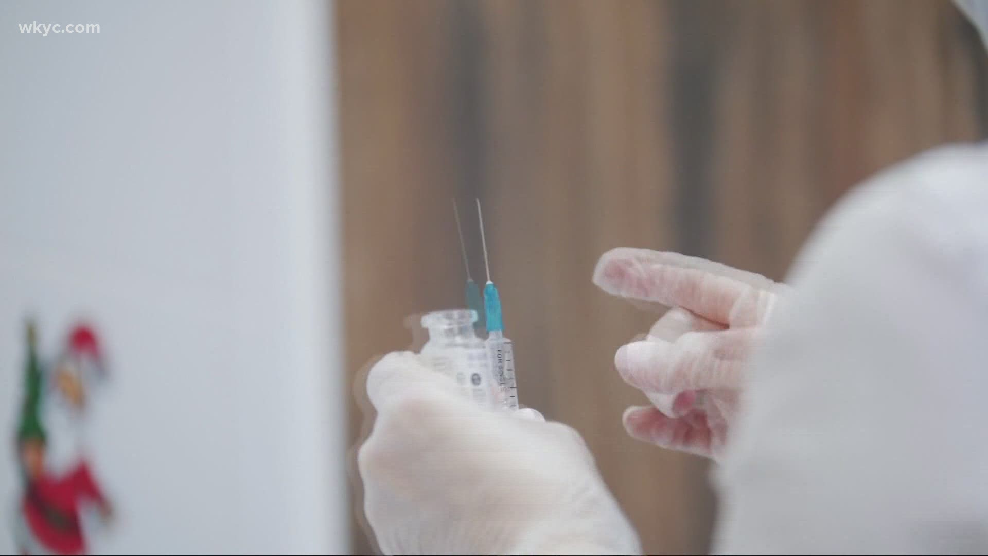 Data obtained by 3News Investigates provides the racial break-down of vaccines being administered at the Wolstein Center in downtown Cleveland.
