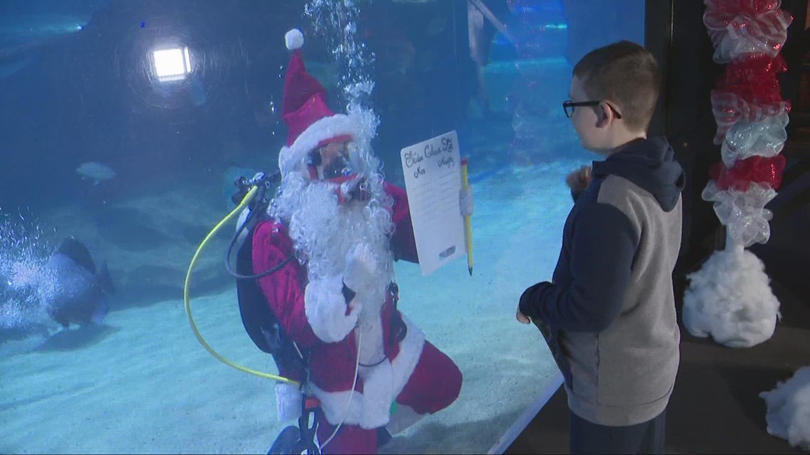 When you can visit Scuba Claus at Greater Cleveland Aquarium