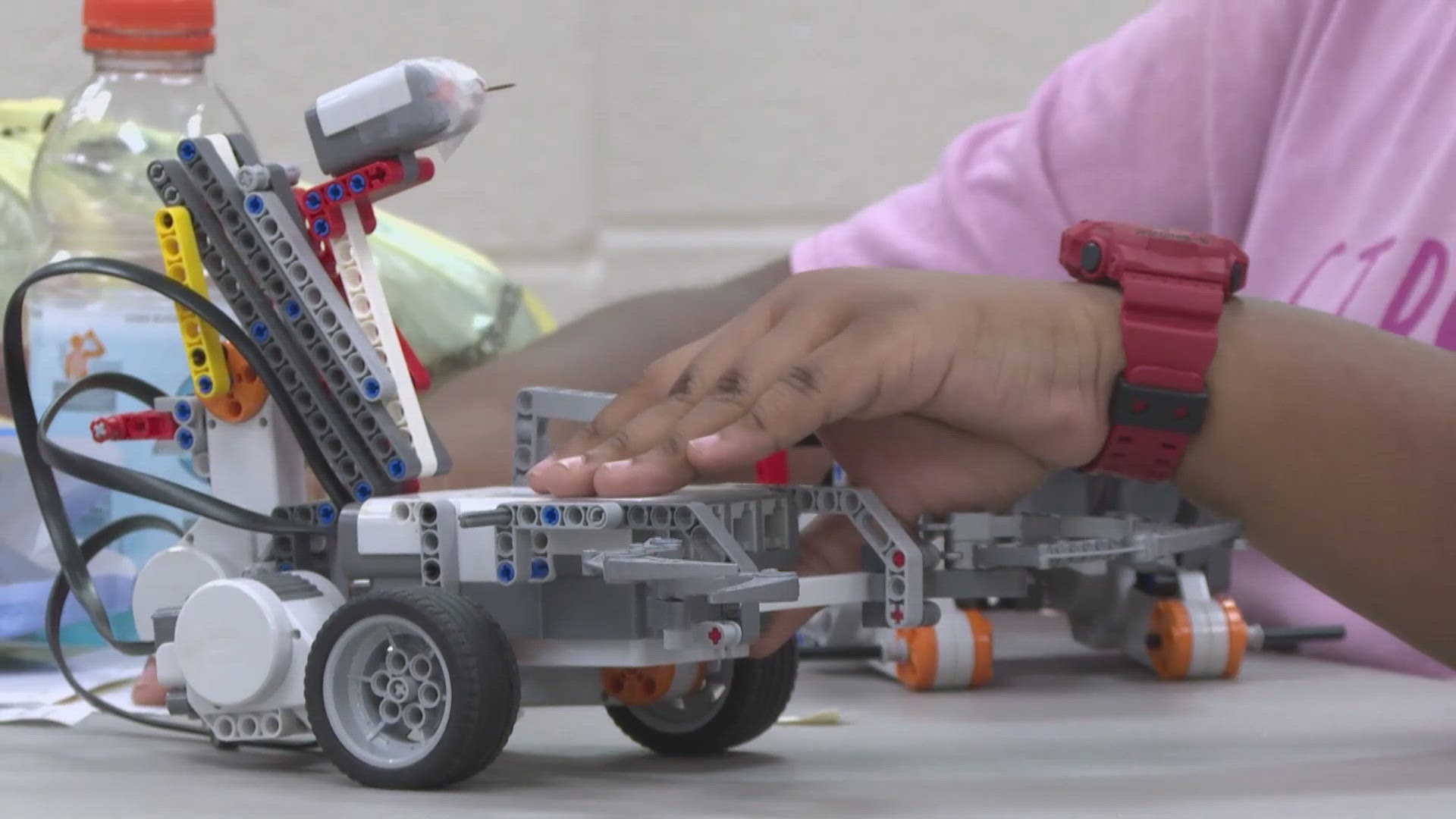 The Robotics program at Stella Walsh and EJ Kovacic Recreation Centers teaches kids 8 to 17 years old how to build and control robots to expose them to STEM.