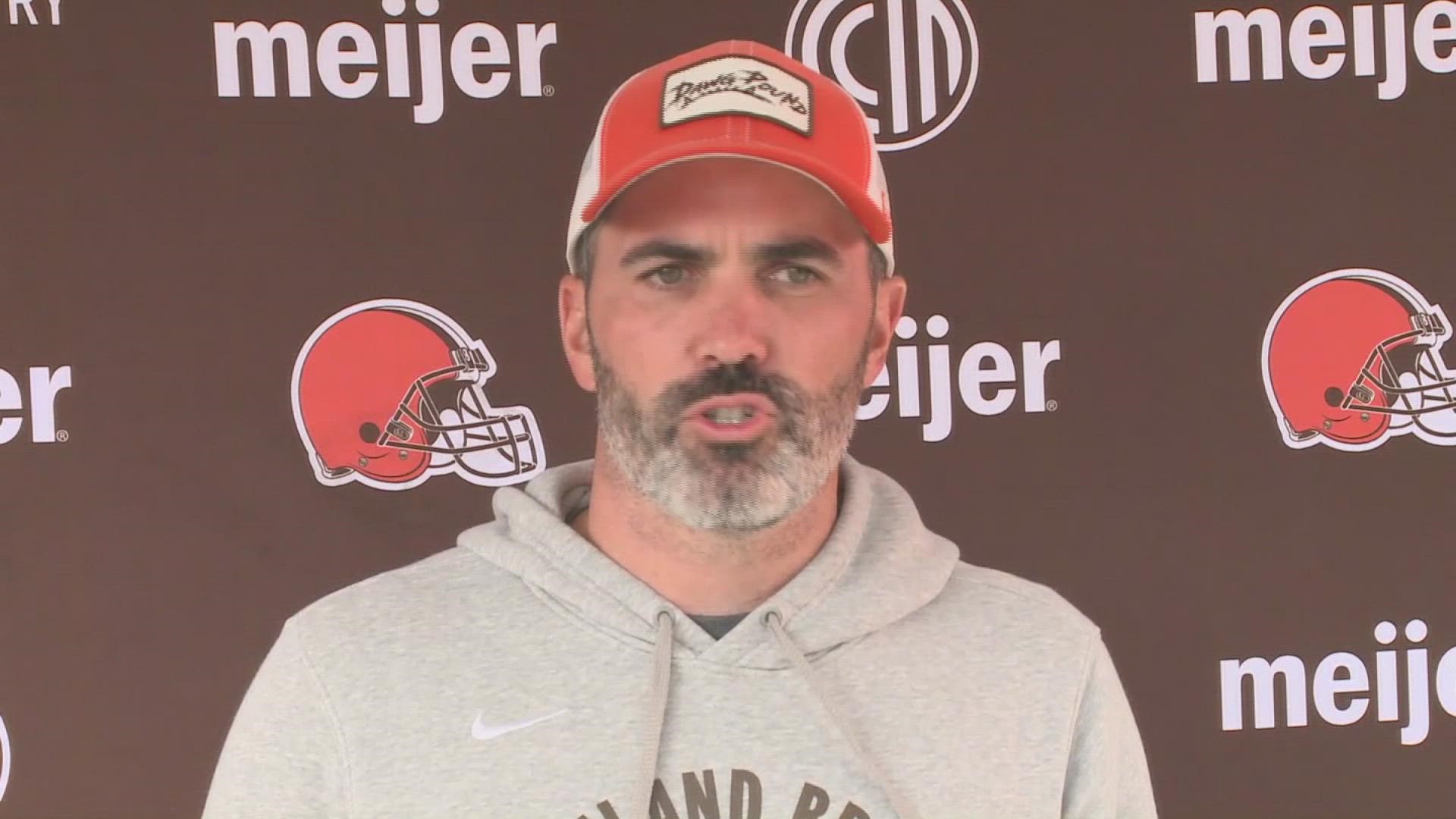 According to Cleveland Browns head coach Kevin Stefanski, general manager Andrew Berry and the reps for Odell Beckham Jr. are having discussions.