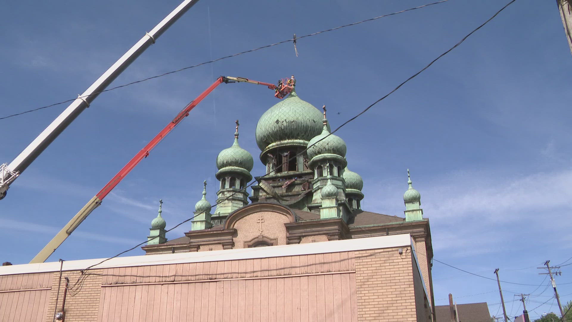The same source tells 3News that damages to the historic church are estimated to be 'well into the millions' of dollars.