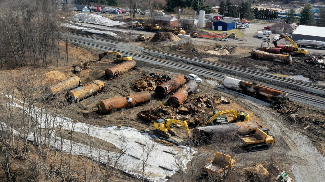 Contaminated waste shipments from Ohio derailment to resume - Vimarsana News