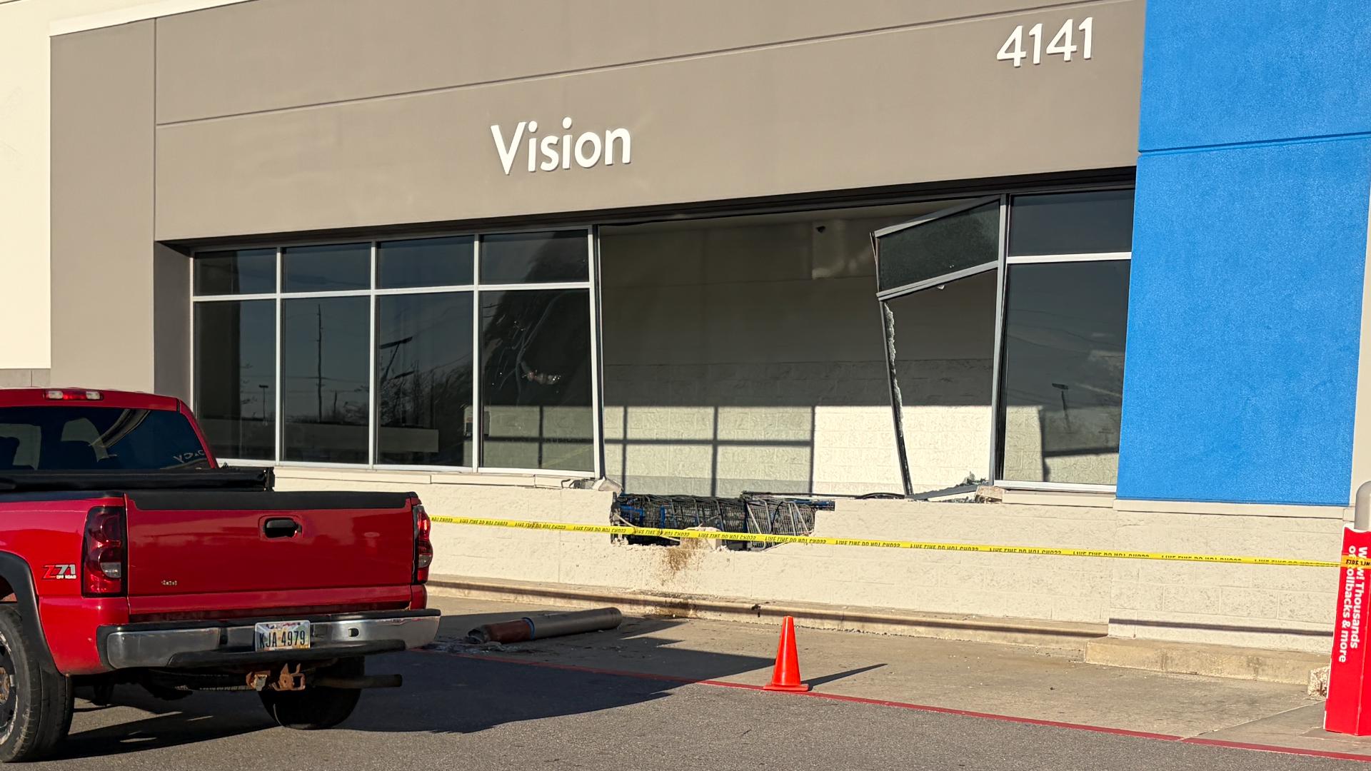 Car goes airborne, crashes into Walmart store in Medina Township: See ...