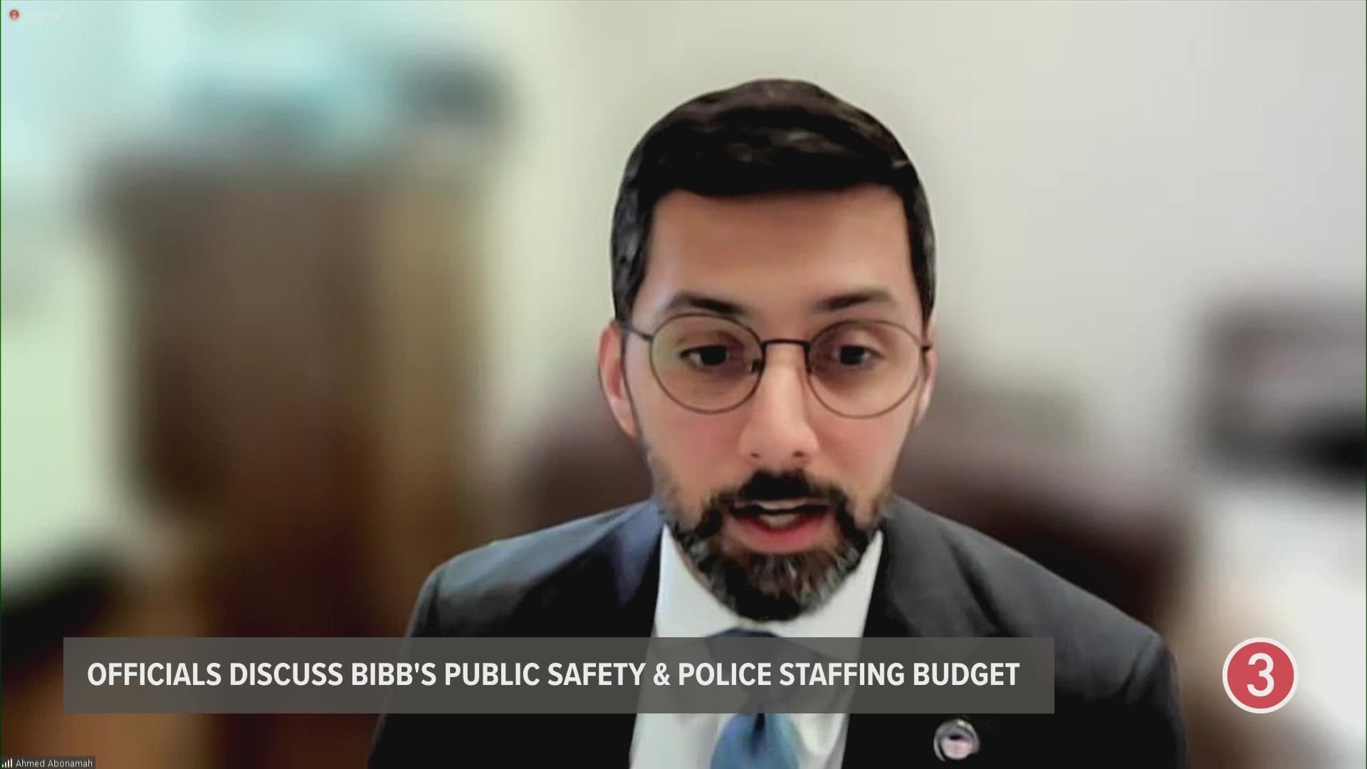 City of Cleveland officials held a press conference on Friday to discuss the mayor's estimated budget for public safety and police staffing.