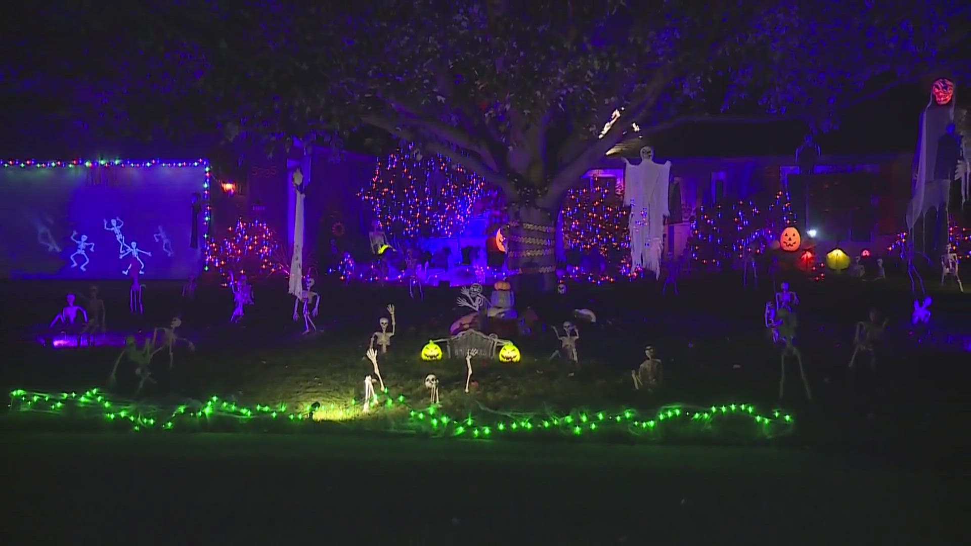 The Halloween season is upon us, so we’re showcasing some spooky decorations in Northeast Ohio. This is the Creekside Boneyard on Creekside Lane in North Ridgeville.