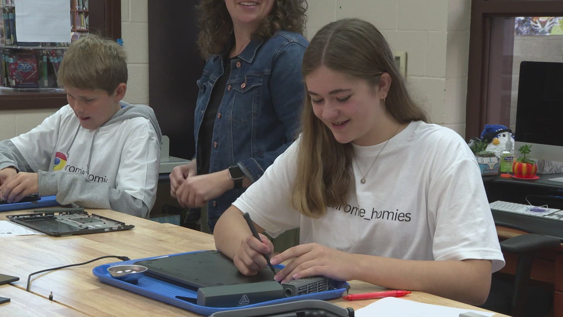 Bay Village City Schools saw an opportunity to have students repair laptops for their classmates, providing valuable learning and saving the district about $40,000.