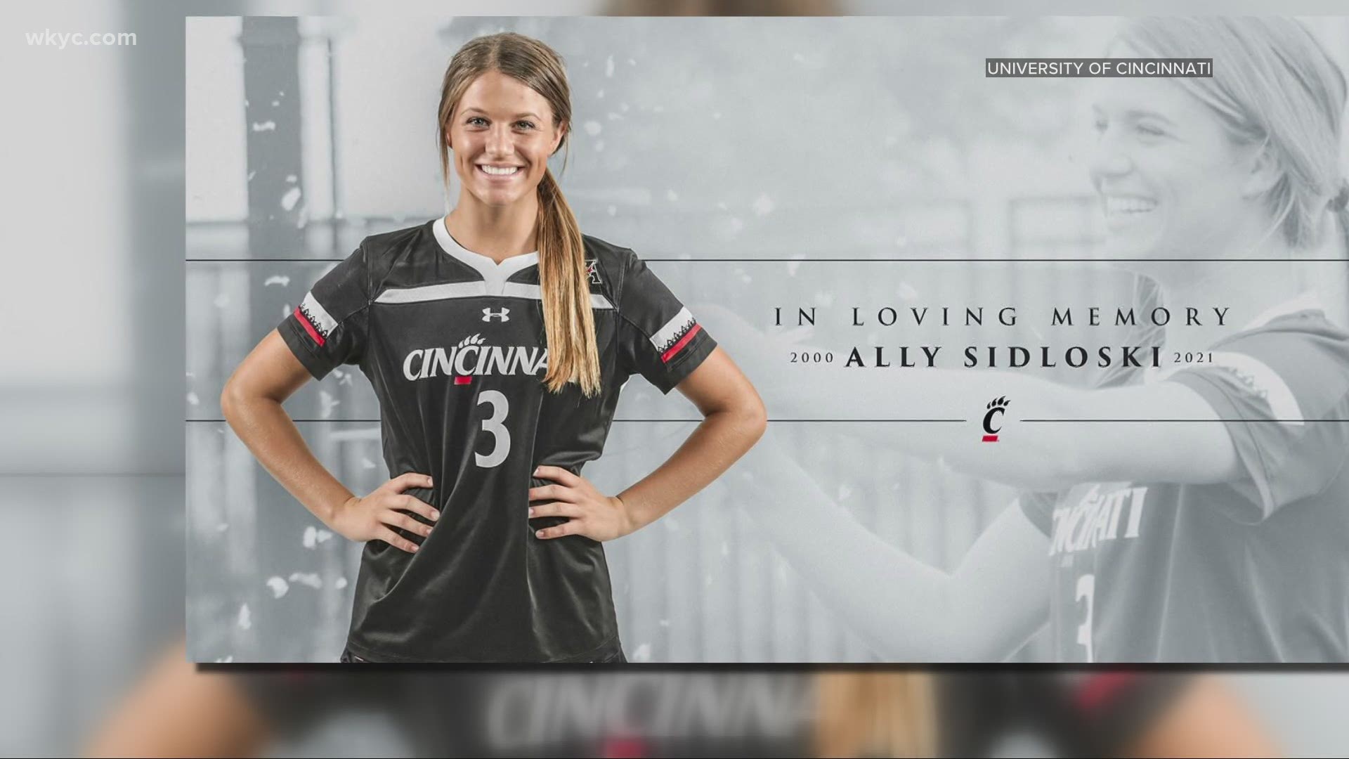 The cause of death for Allyson Sidloski, the University of Cincinnati soccer player from Strongsville who died while boating near Cincinnati in May, was revealed.