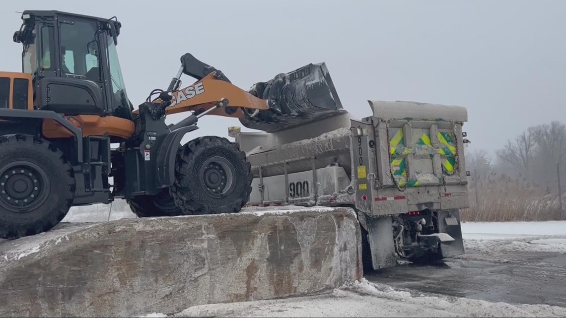ODOT tackles slick roads as blizzard slams Northeast Ohio