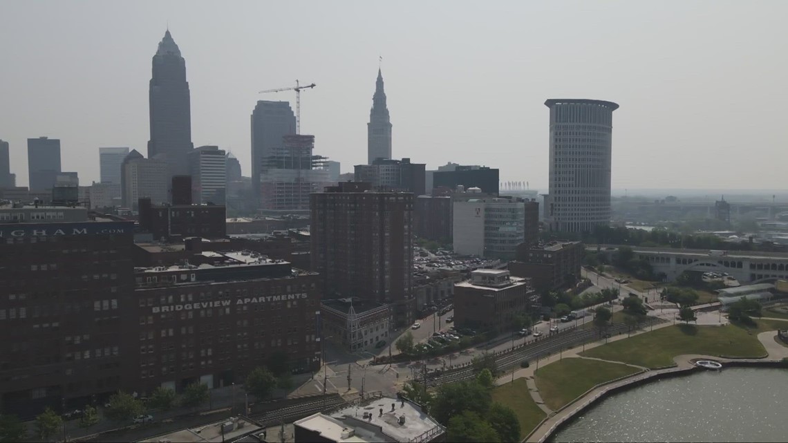 Air quality alert issued in all of Northeast Ohio due to smoke from Canadian wildfires
