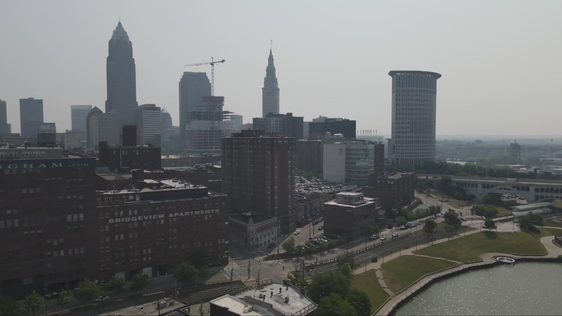 Officials warn the air quality levels 'will be unhealthy for sensitive groups.'
