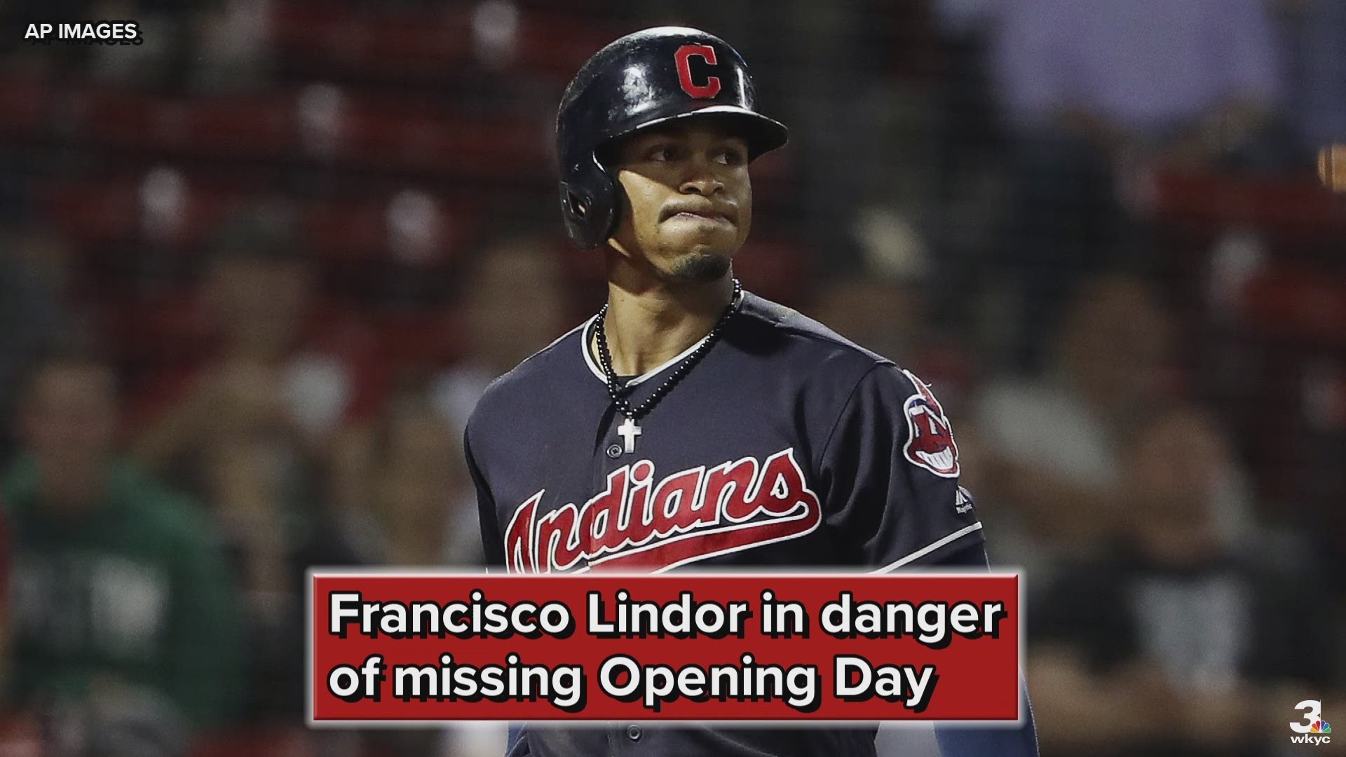 Cleveland Indians shortstop Francisco Lindor is expected to miss 7-9 weeks with a right calf strain.