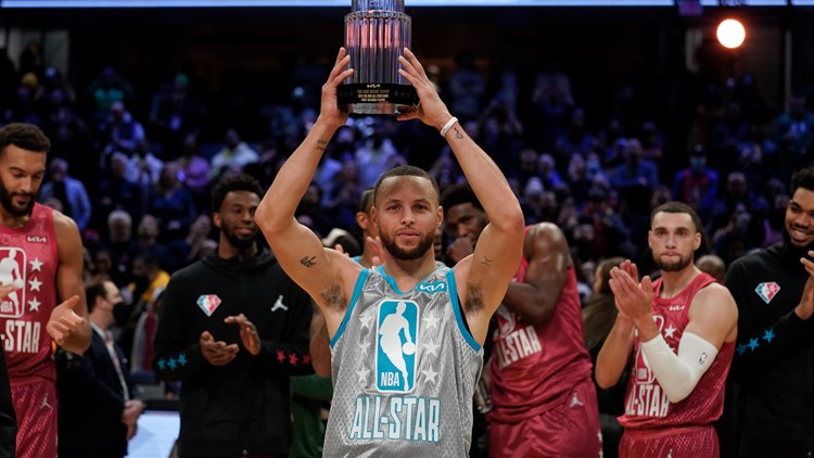 'Something in that Akron water': Stephen Curry celebrates All-Star Game MVP performance