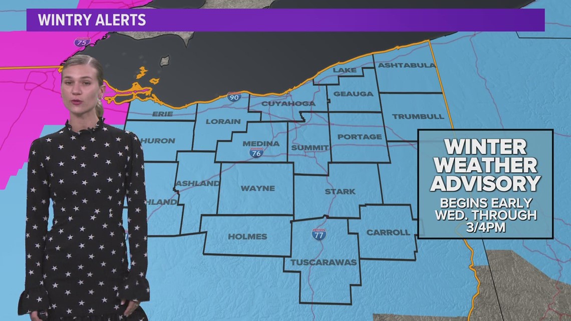 Winter weather advisory issued for Northeast Ohio: What will the impact be?