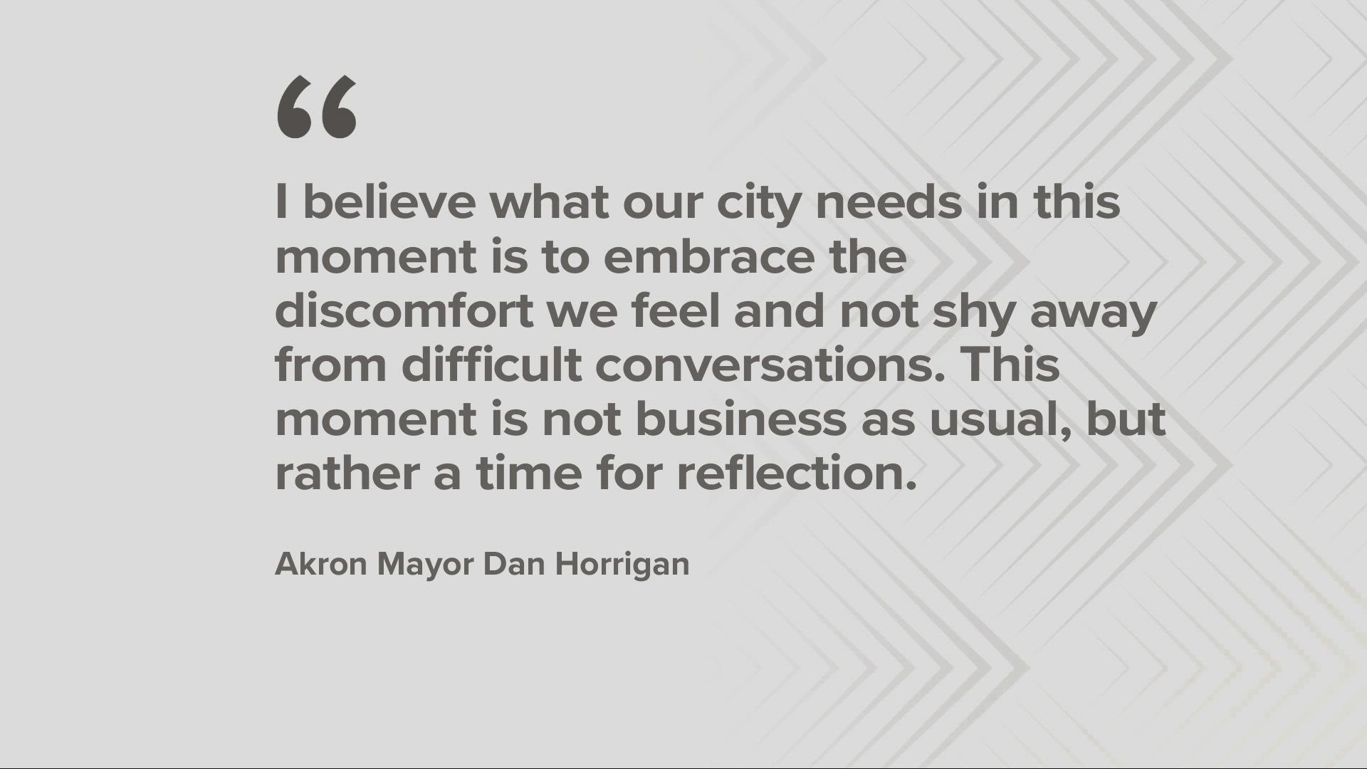 'I believe what our city needs in this moment is to embrace the discomfort we feel and not shy away from difficult conversations.'