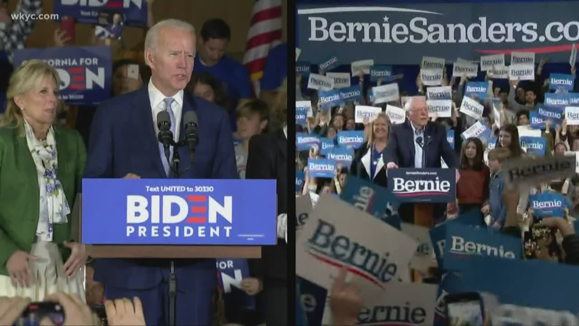 March 10, 2020: Cleveland will be the focus of the political world today as both Joe Biden and Bernie Sanders hold campaign rallies in town. Here's a sneak peek.