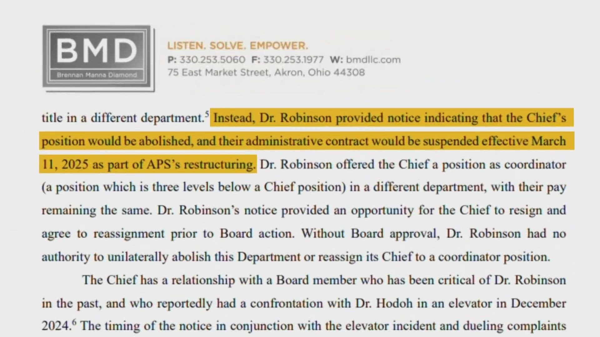 An independent report found Robinson to have violated multiple district policies, and admonished him for fostering a 'toxic workplace culture' built around 'fear.'