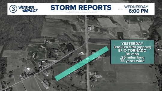 EF-0 tornado touched down in Geauga County Tuesday evening | wkyc.com