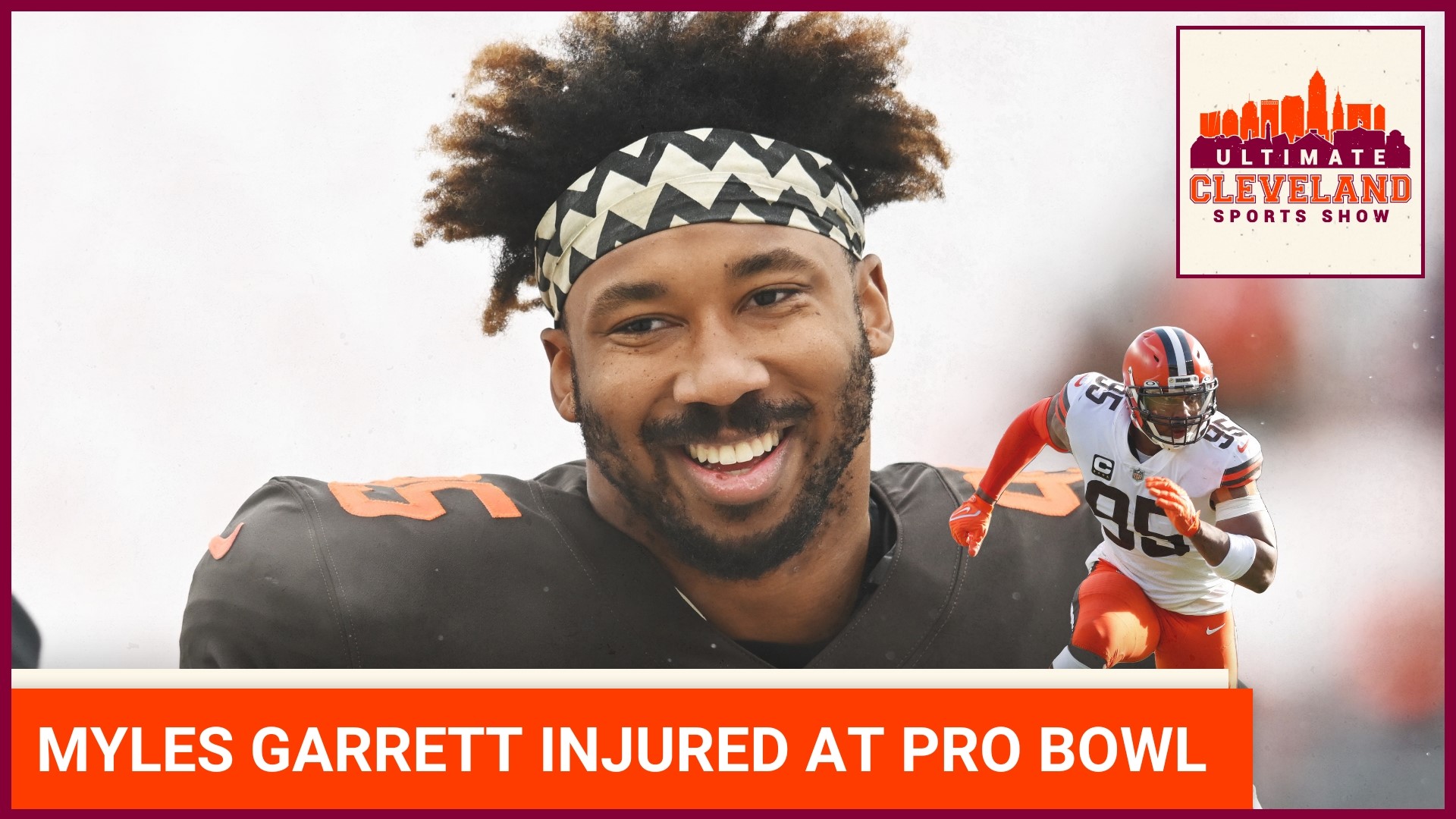 How significant was the injury suffered by Myles Garrett during the Pro Bowl?